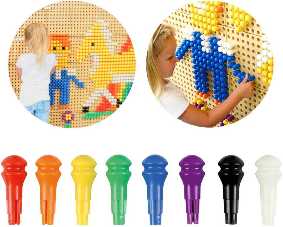 MASTERKIDZ spalvingi mokslo lentos kaiščiai, 512 detalių, 8 spalvos