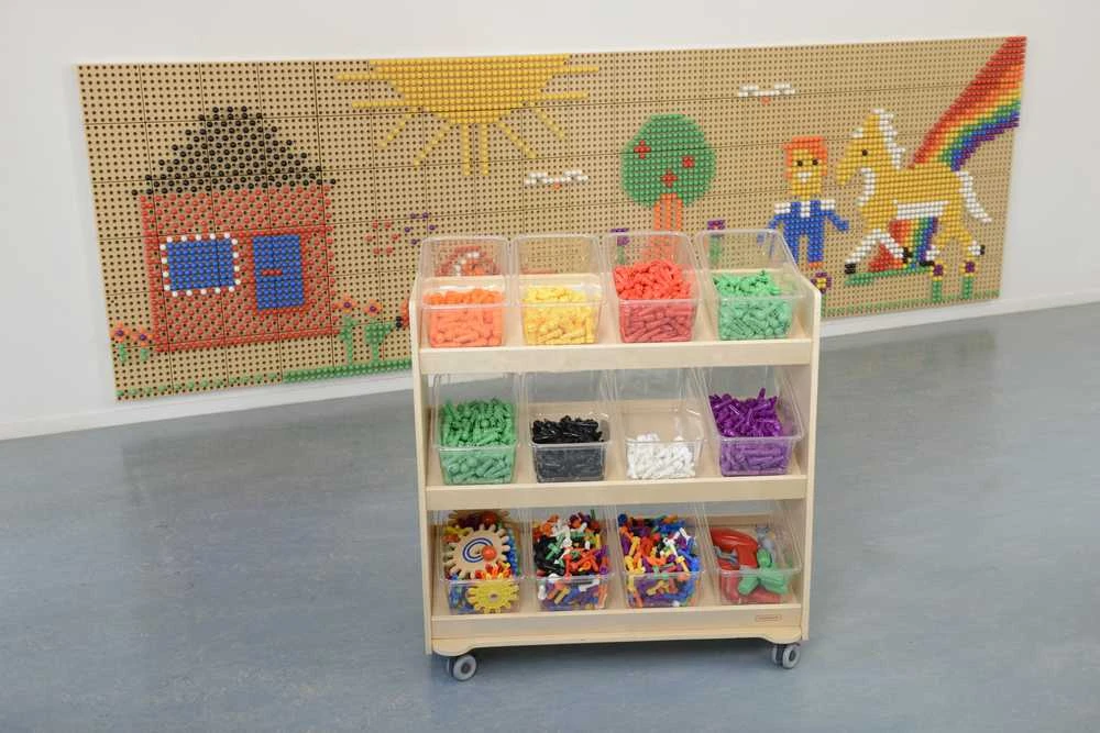 MASTERKIDZ spalvingi mokslo lentos kaiščiai, 512 detalių, 8 spalvos