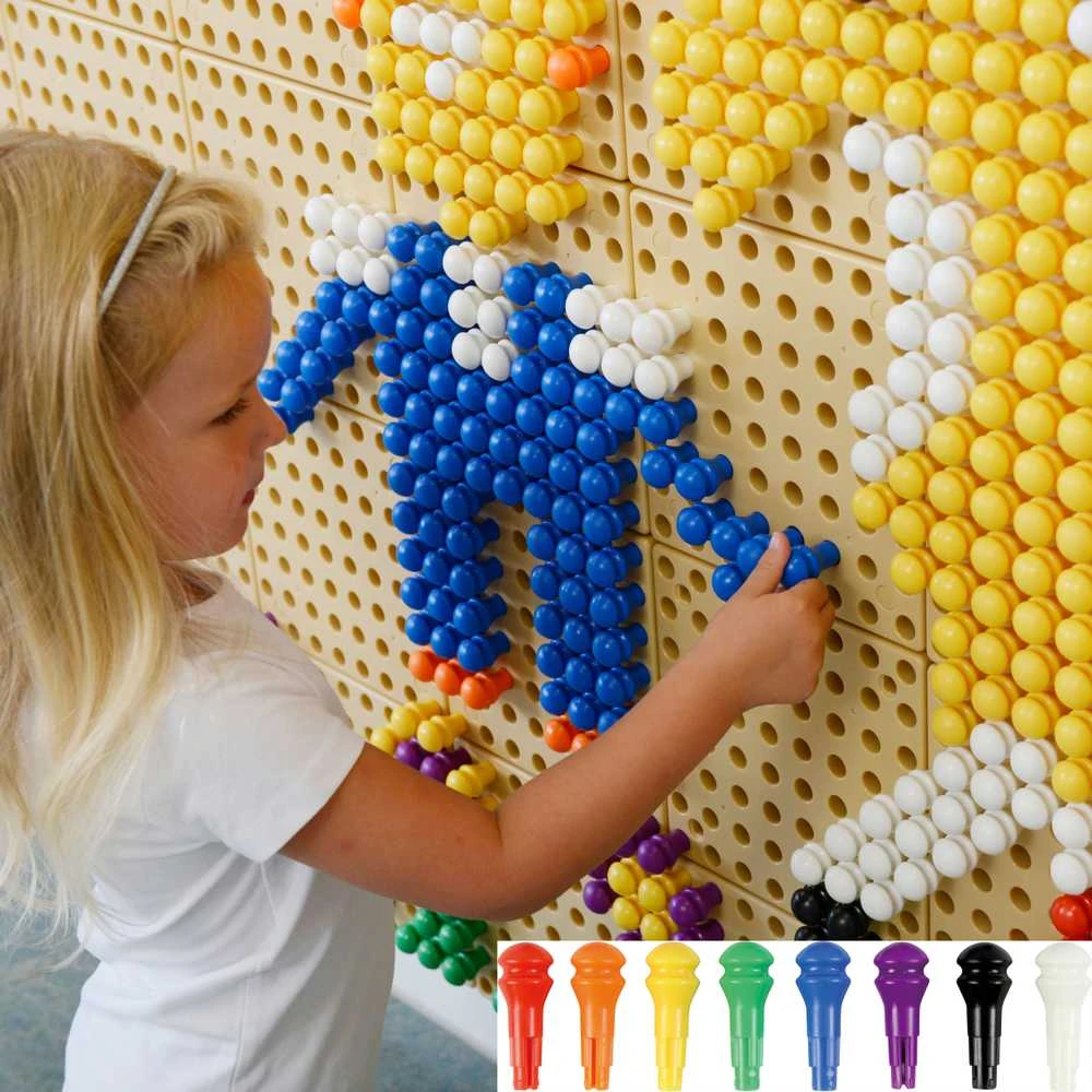 MASTERKIDZ spalvingi mokslo lentos kaiščiai, 512 detalių, 8 spalvos