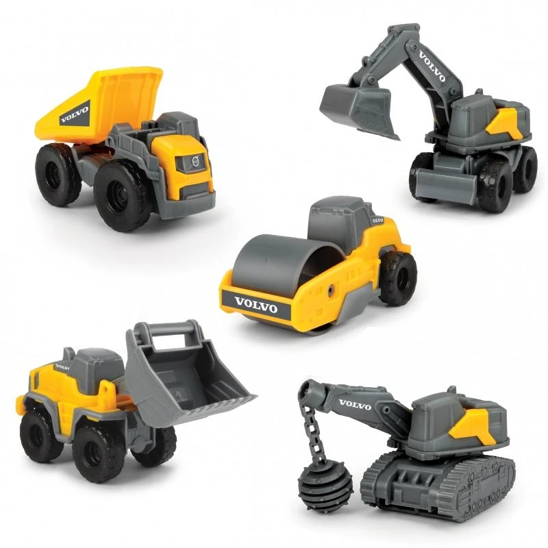 „Dickie Construction Volvo 5-Pak“ statybos transporto priemonės