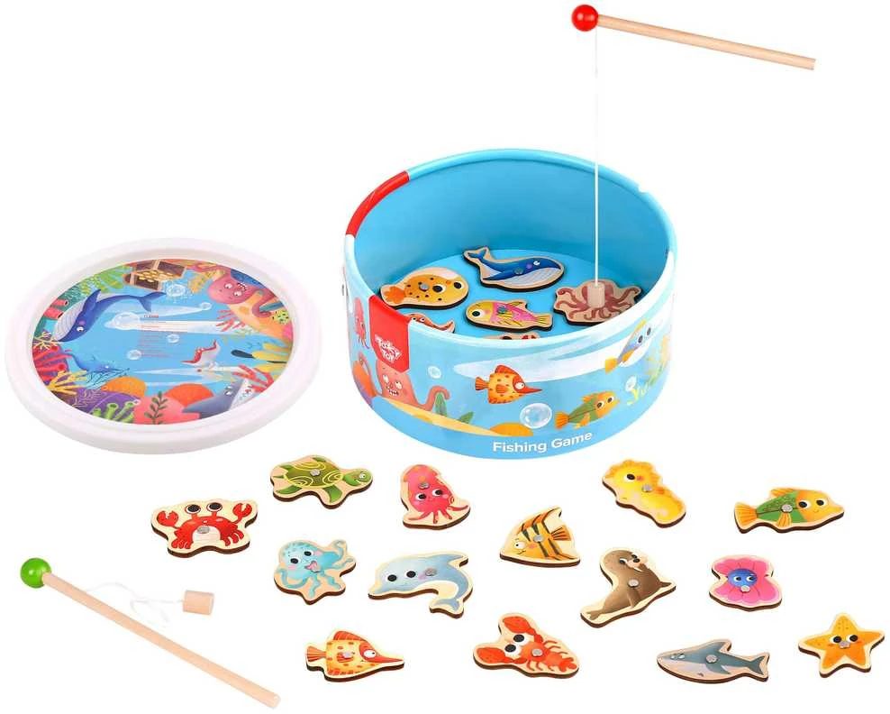 Tooky Toys Medinis žaidimas Žvejyba TOOKY TOY