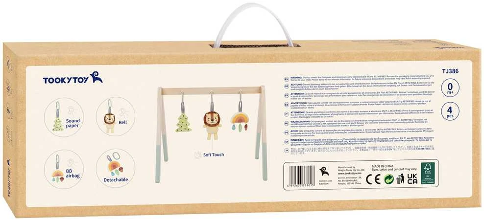 Tooky Toys Lavinamasis stovas kūdikiams Tooky Toy Baby Gym