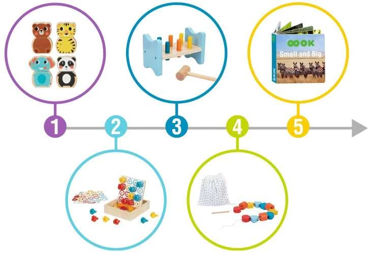 Tooky Toys TOOKY TOY edukacinė dėžutė XXL Montessori