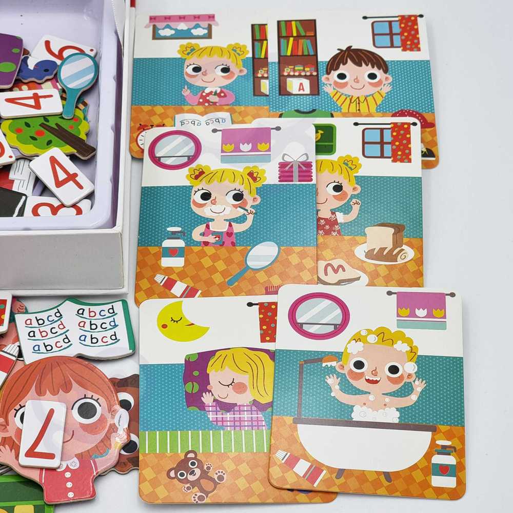 Tooky Toys Tooky Toy Medinis Puzzlių Komplektas su Magnetine Dėžute