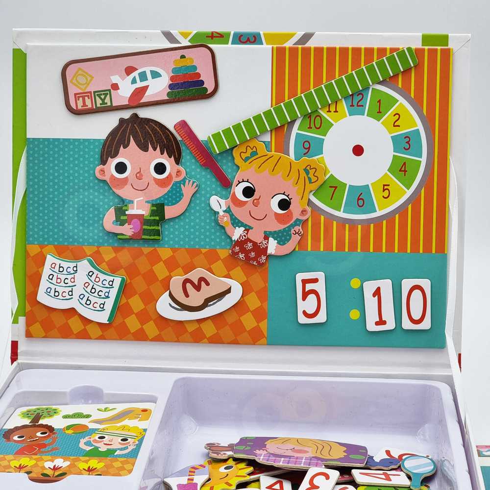 Tooky Toys Tooky Toy Medinis Puzzlių Komplektas su Magnetine Dėžute