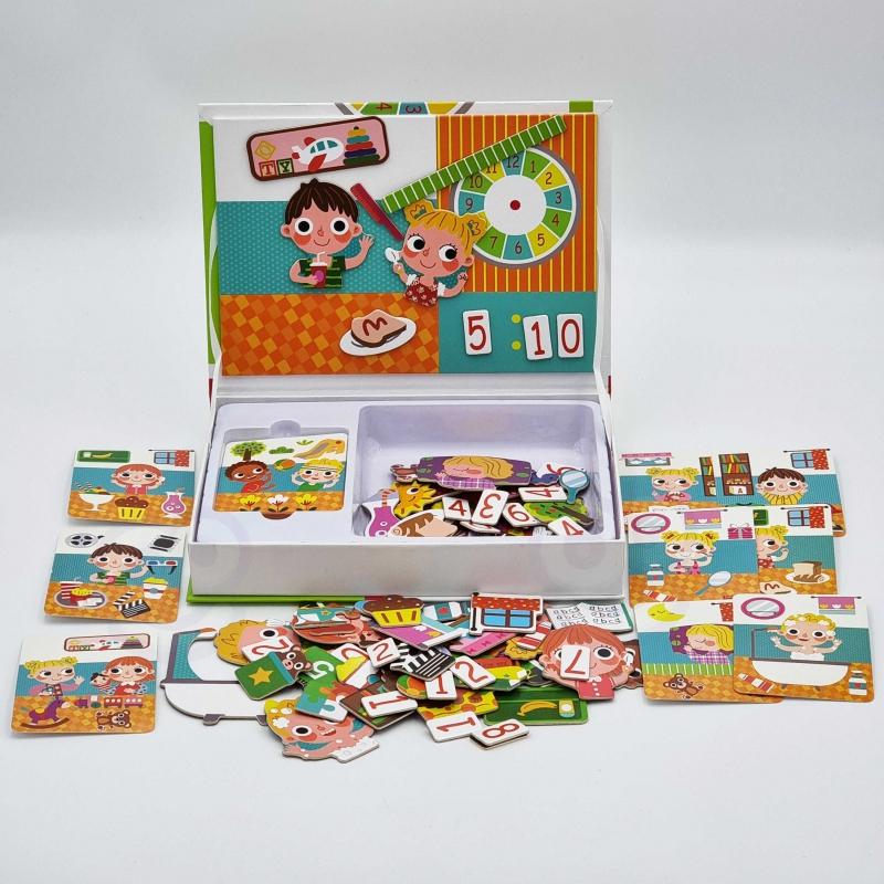 Tooky Toys Tooky Toy Medinis Puzzlių Komplektas su Magnetine Dėžute