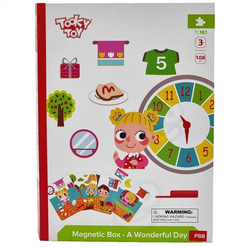 Tooky Toys Tooky Toy Medinis Puzzlių Komplektas su Magnetine Dėžute