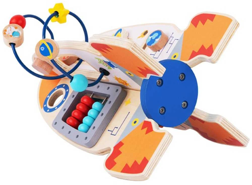 Tooky Toys „Takey Toy Light Wooden“ edinis žaislas Daugiafunkcinė raketa