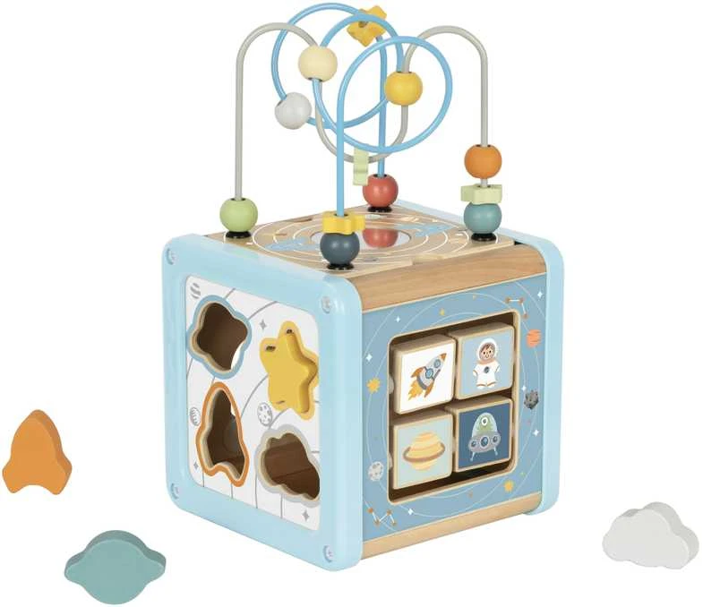 Tooky Toys Medinis veiklos kubas TOOKY TOY Cosmos