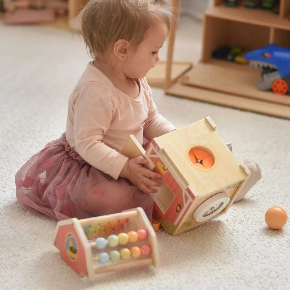 Tooky Toys Medinė TOOKY TOY veiklos stotelė