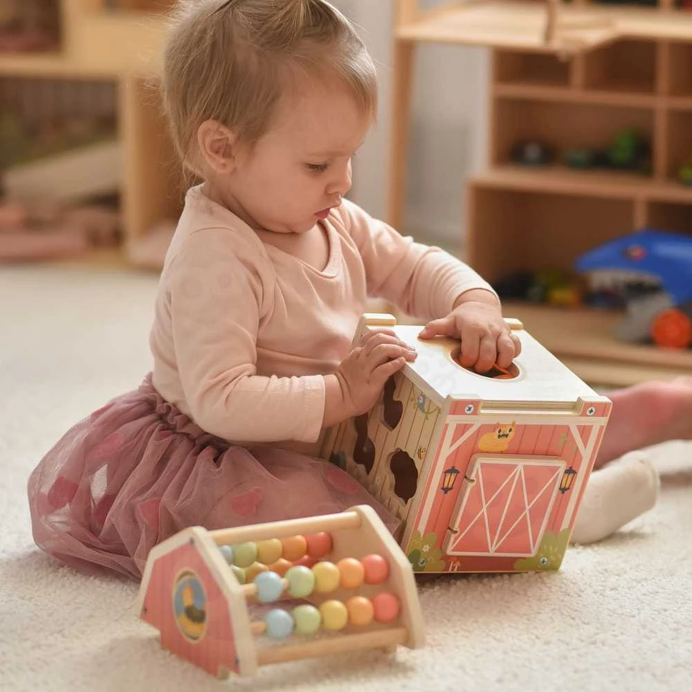 Tooky Toys Medinė TOOKY TOY veiklos stotelė