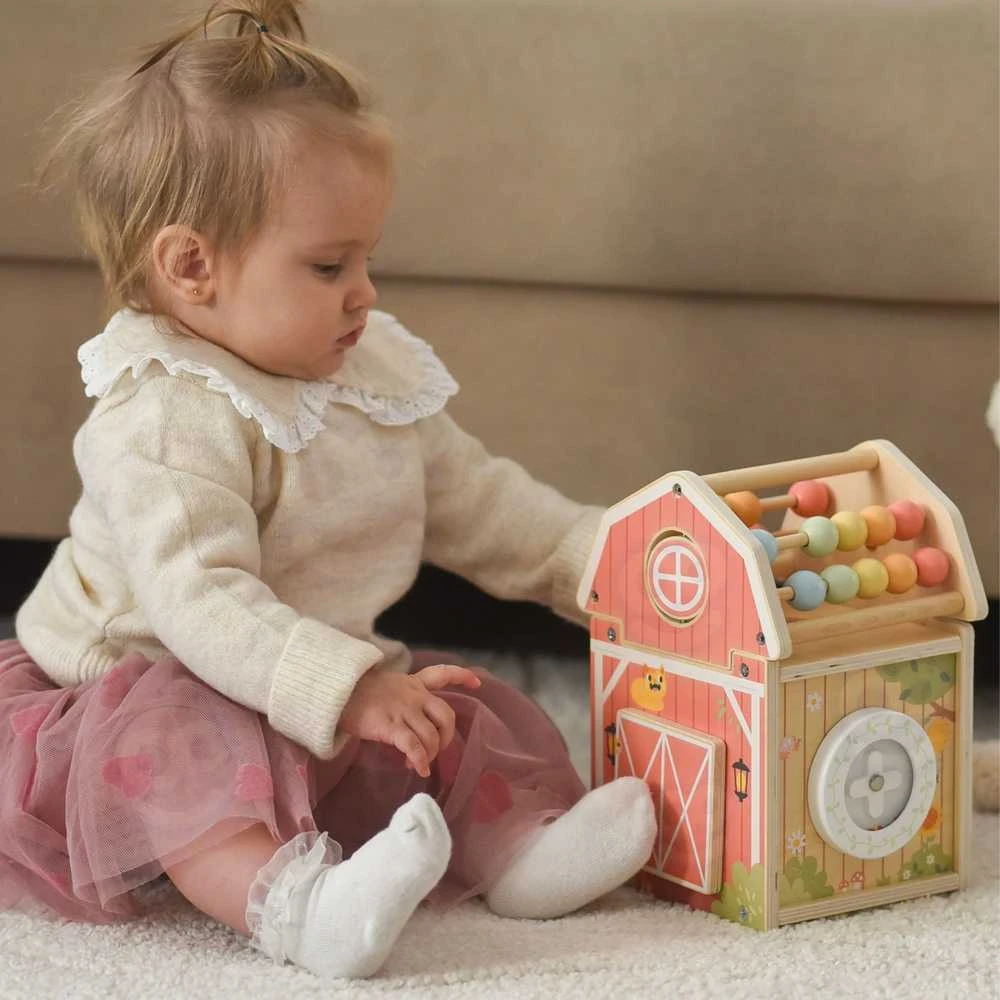 Tooky Toys Medinė TOOKY TOY veiklos stotelė