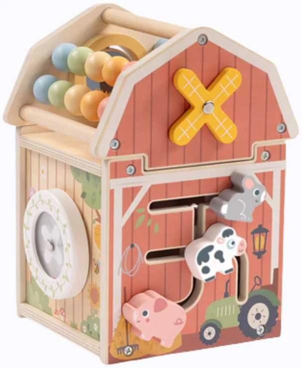 Tooky Toys Medinė TOOKY TOY veiklos stotelė
