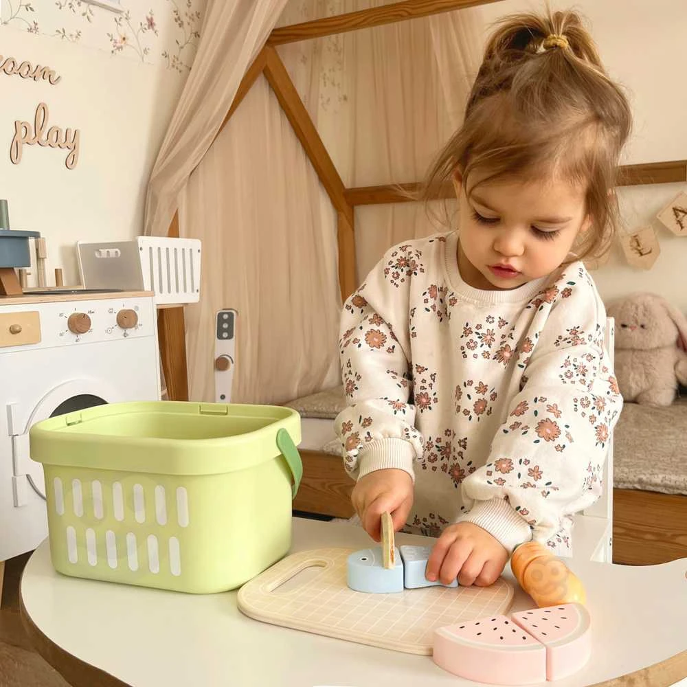 Tooky Toys TOOKY TOY medinis maisto daržovių ir vaisių rinkinys