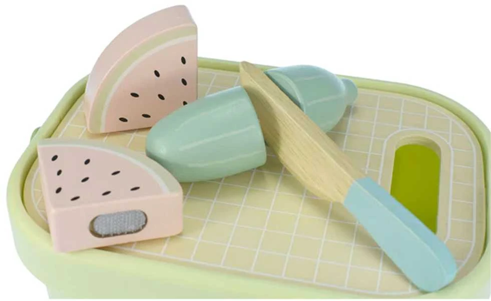 Tooky Toys TOOKY TOY medinis maisto daržovių ir vaisių rinkinys