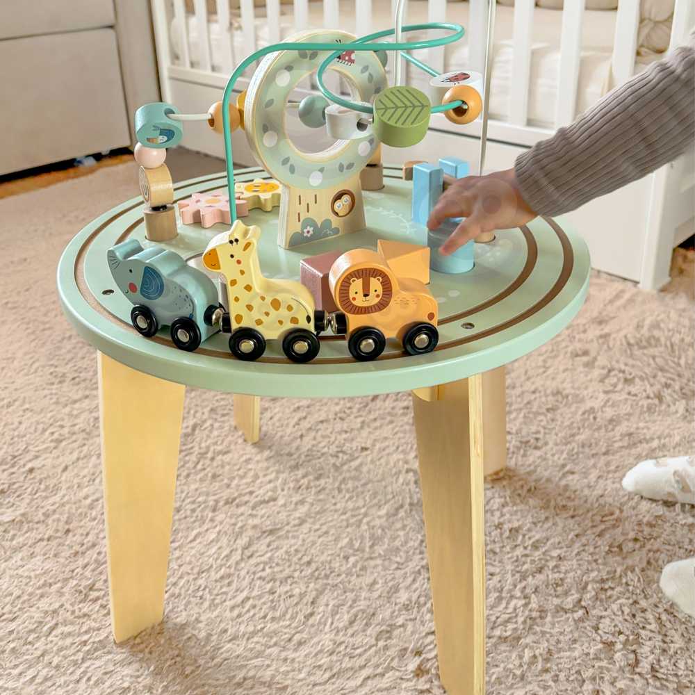 Tooky Toys Medinis Montessori veiklos stalas TOOKY TOY