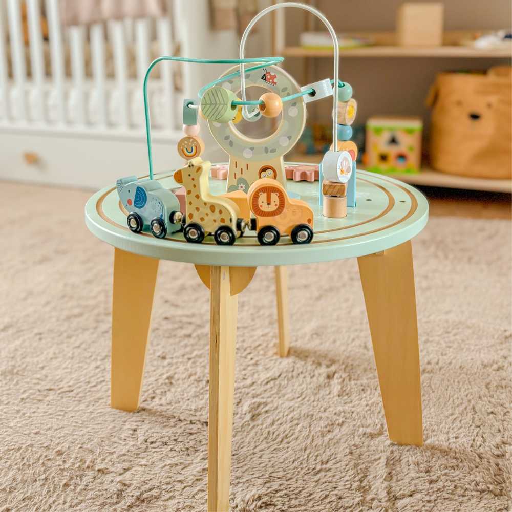 Tooky Toys Medinis Montessori veiklos stalas TOOKY TOY