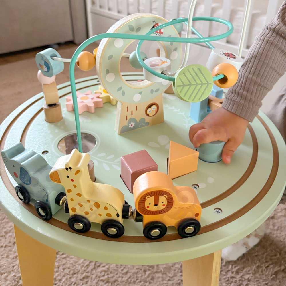 Tooky Toys Medinis Montessori veiklos stalas TOOKY TOY