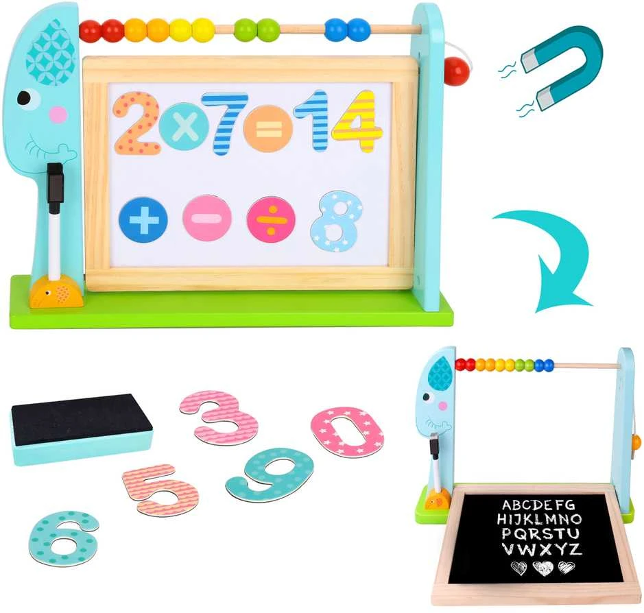 Tooky Toys TOOKY TOY Edukacinė lenta su magnetiniais elementais
