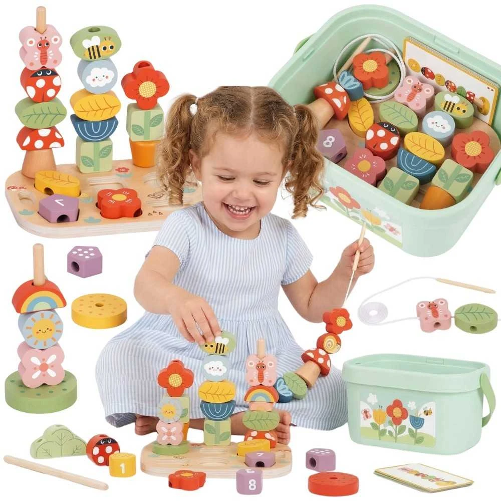 Tooky Toys Medinis edukacinis rinkinys Magija Sode 5in1 TOOKY TOY Montessori