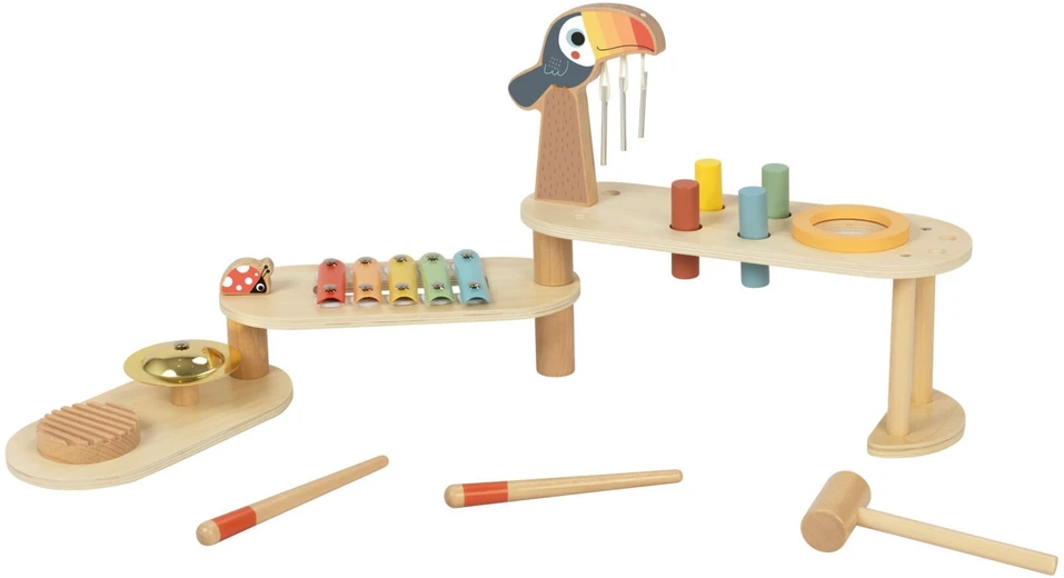 Tooky Toys TOOKY TOY edukacinis muzikinis stalas – Tukanas