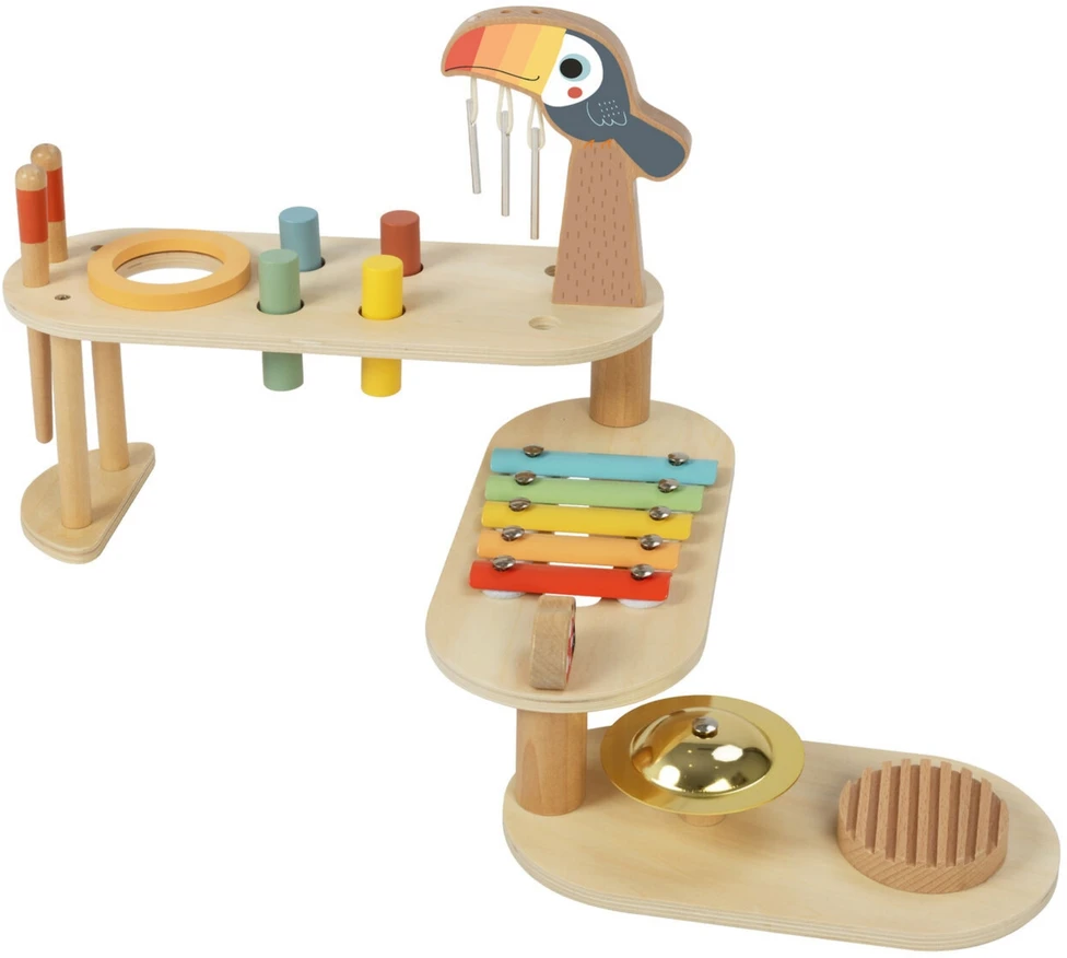 Tooky Toys TOOKY TOY edukacinis muzikinis stalas – Tukanas