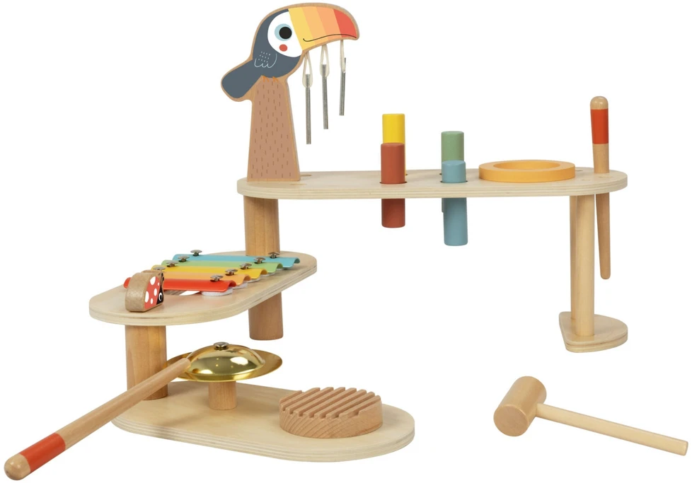 Tooky Toys TOOKY TOY edukacinis muzikinis stalas – Tukanas