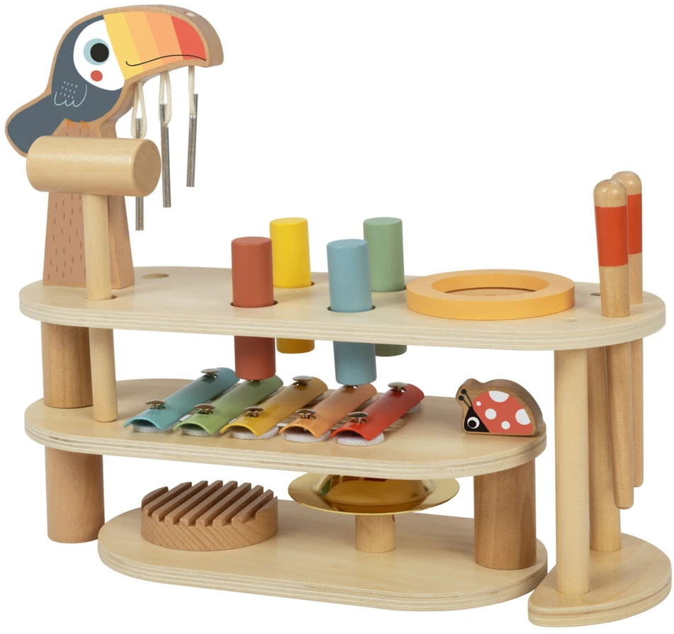 Tooky Toys TOOKY TOY edukacinis muzikinis stalas – Tukanas