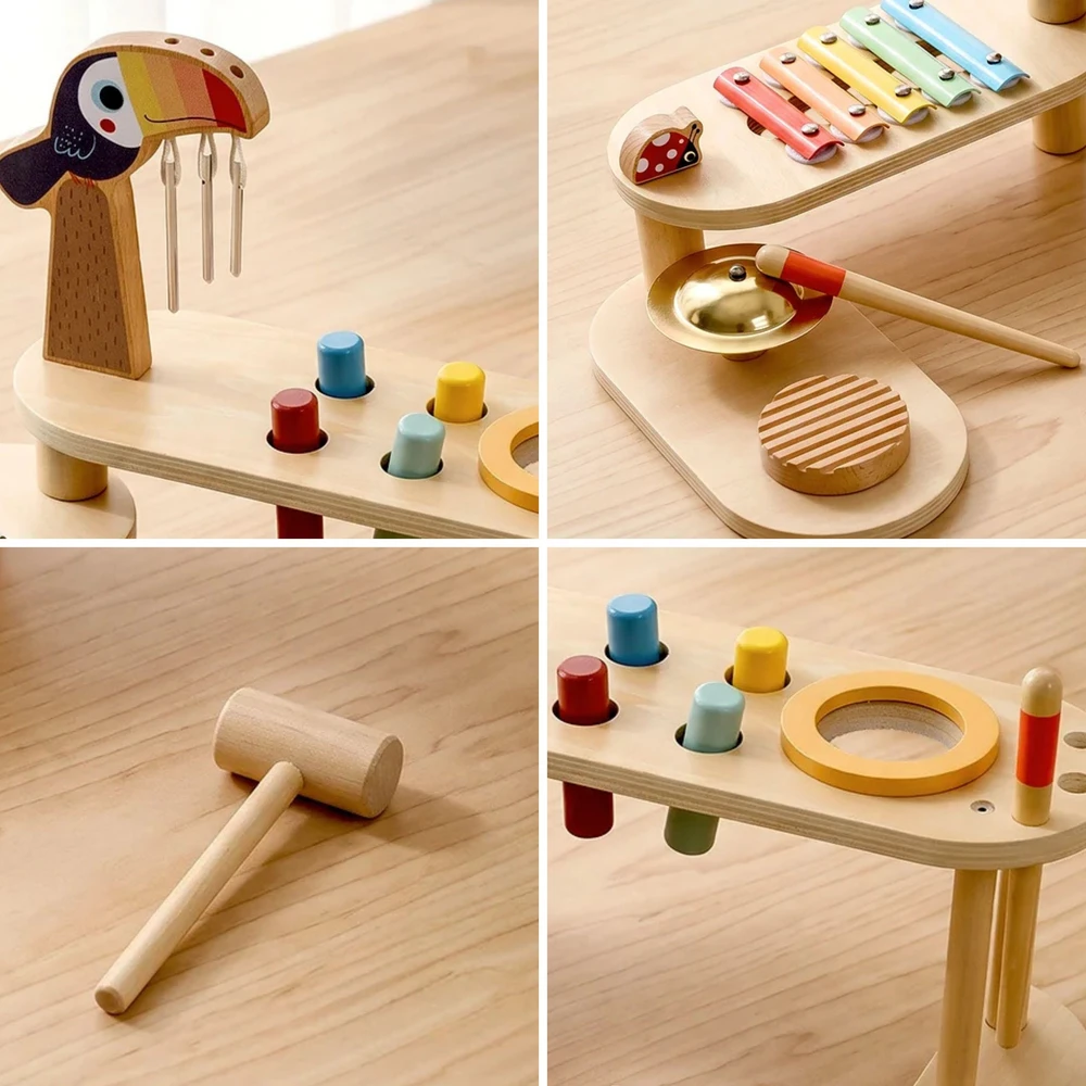 Tooky Toys TOOKY TOY edukacinis muzikinis stalas – Tukanas