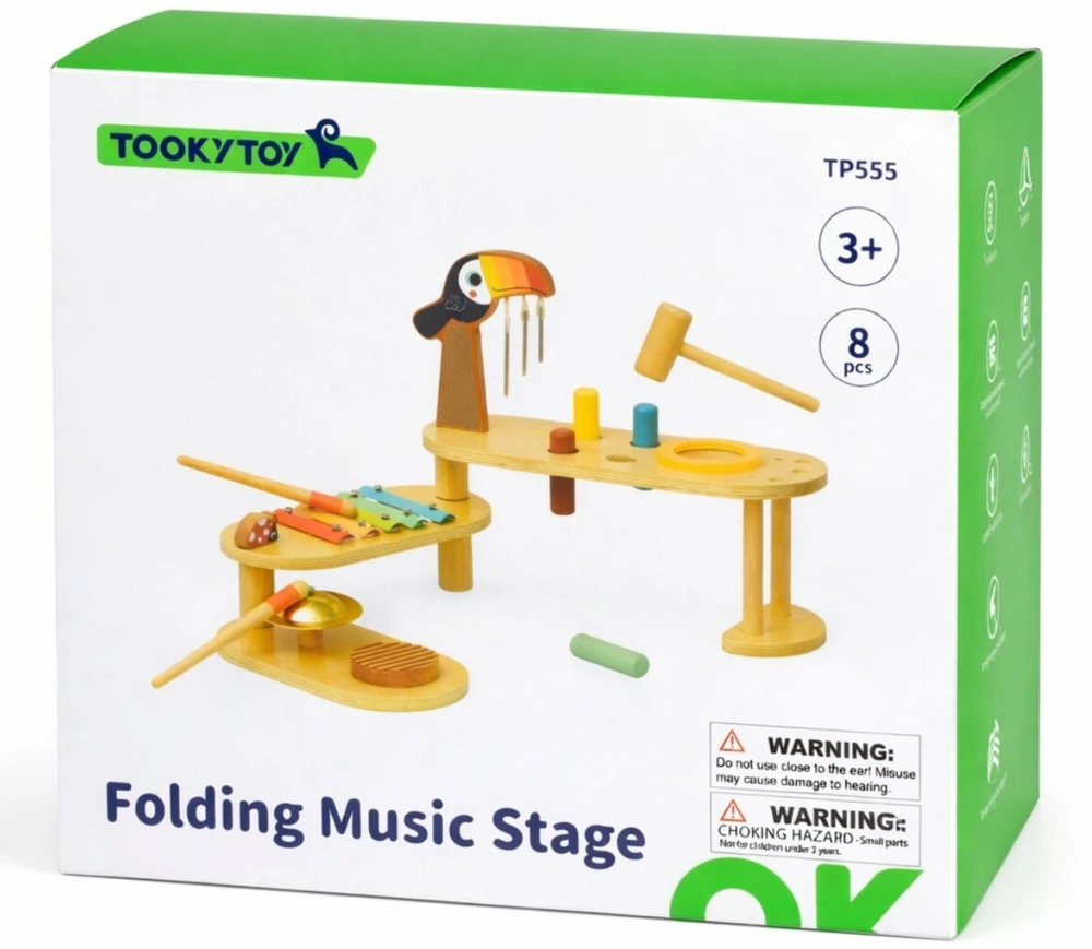 Tooky Toys TOOKY TOY edukacinis muzikinis stalas – Tukanas