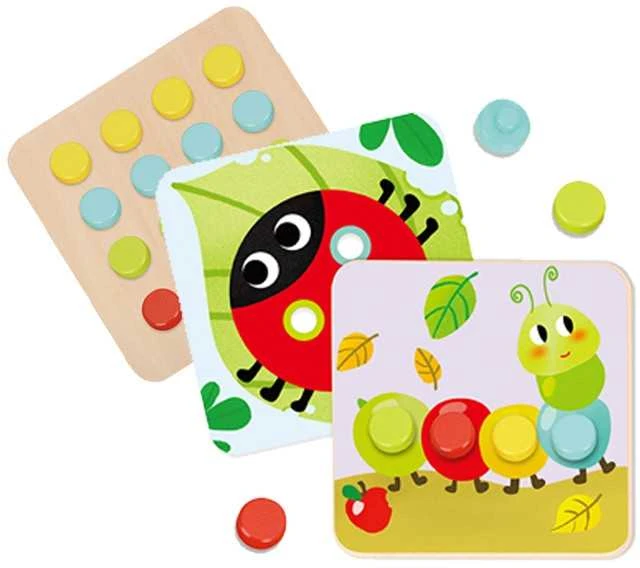 Tooky Toys Medinė dėlionė su gyvūnais Tooky Toy 1547