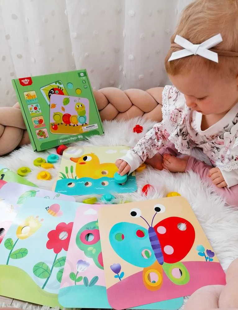 Tooky Toys Medinė dėlionė su gyvūnais Tooky Toy 1547