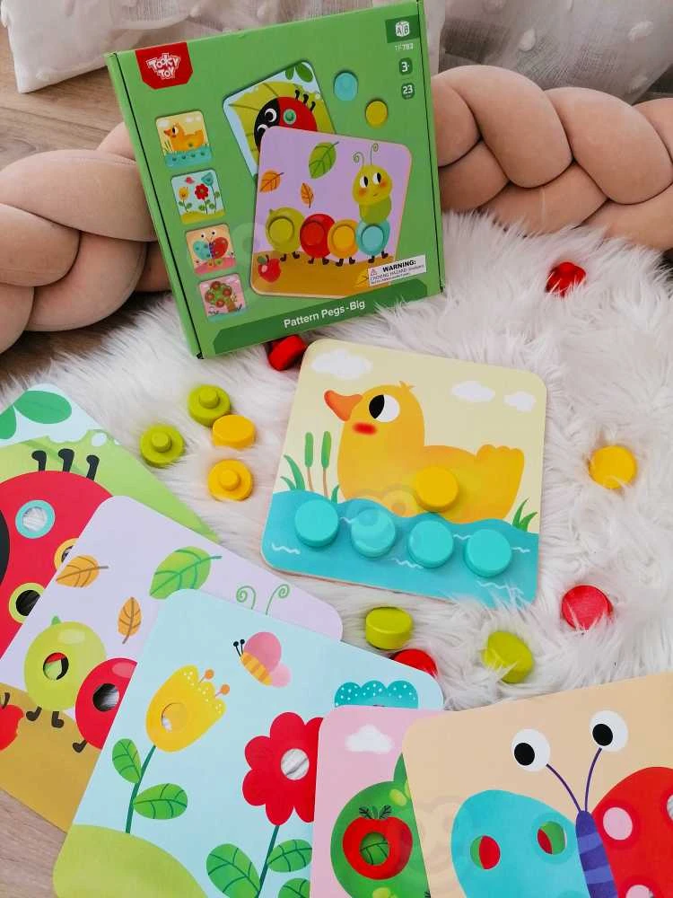 Tooky Toys Medinė dėlionė su gyvūnais Tooky Toy 1547