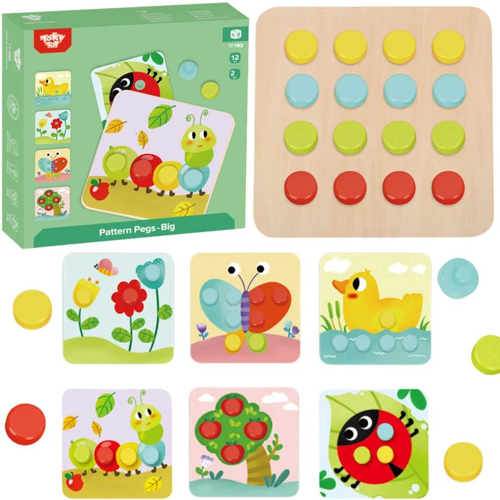 Tooky Toys Medinė dėlionė su gyvūnais Tooky Toy 1547