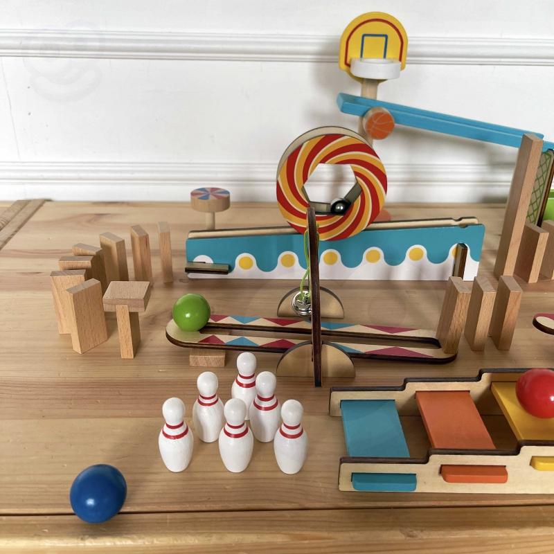 Tooky Toys „Domino Piake“ pastato žaislų blokai
