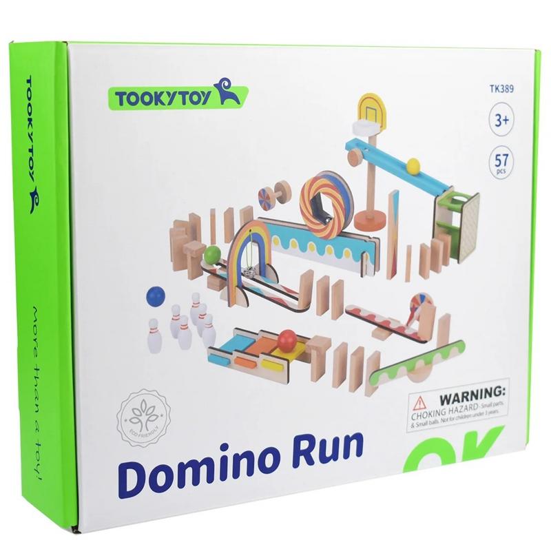 Tooky Toys „Domino Piake“ pastato žaislų blokai