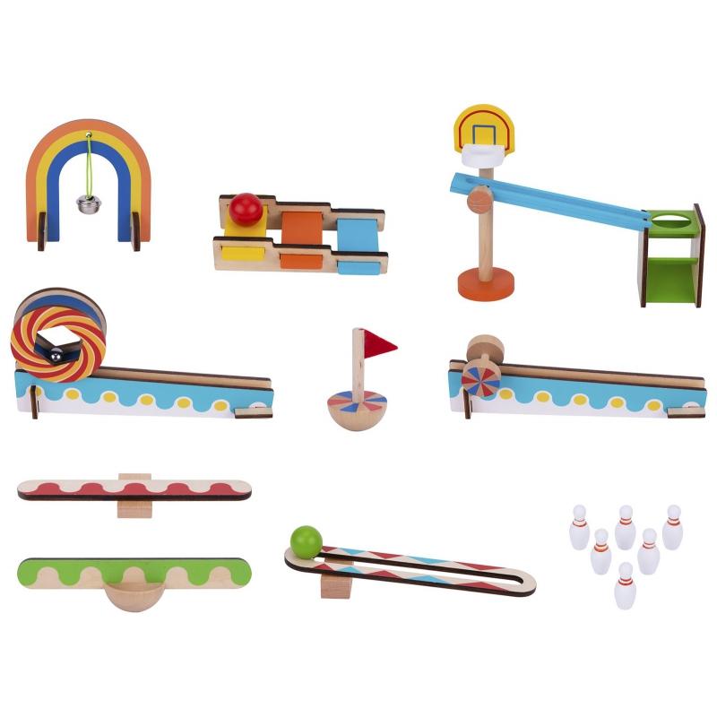 Tooky Toys „Domino Piake“ pastato žaislų blokai