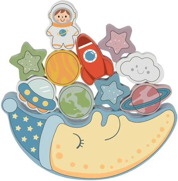 Tooky Toys Tooky Toy Balansavimo Žaidimas Miegantis Mėnulis