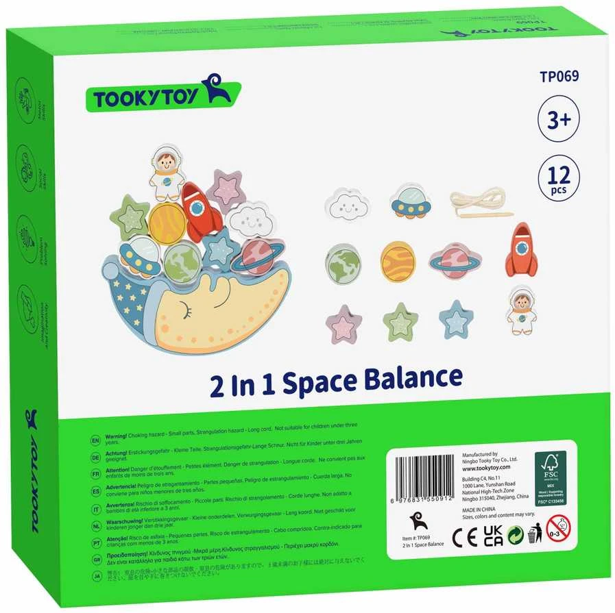 Tooky Toys Tooky Toy Balansavimo Žaidimas Miegantis Mėnulis