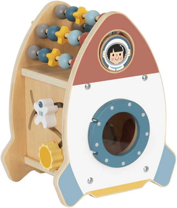 Tooky Toys TOOKY TOY Space Rocket Activity Sorter Wooden Maze