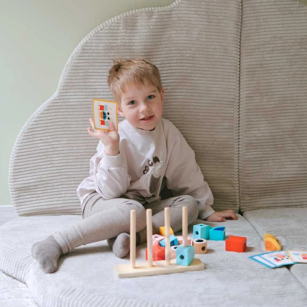 Tooky Toys TOOKY TOY medinė krabuko dėlionė