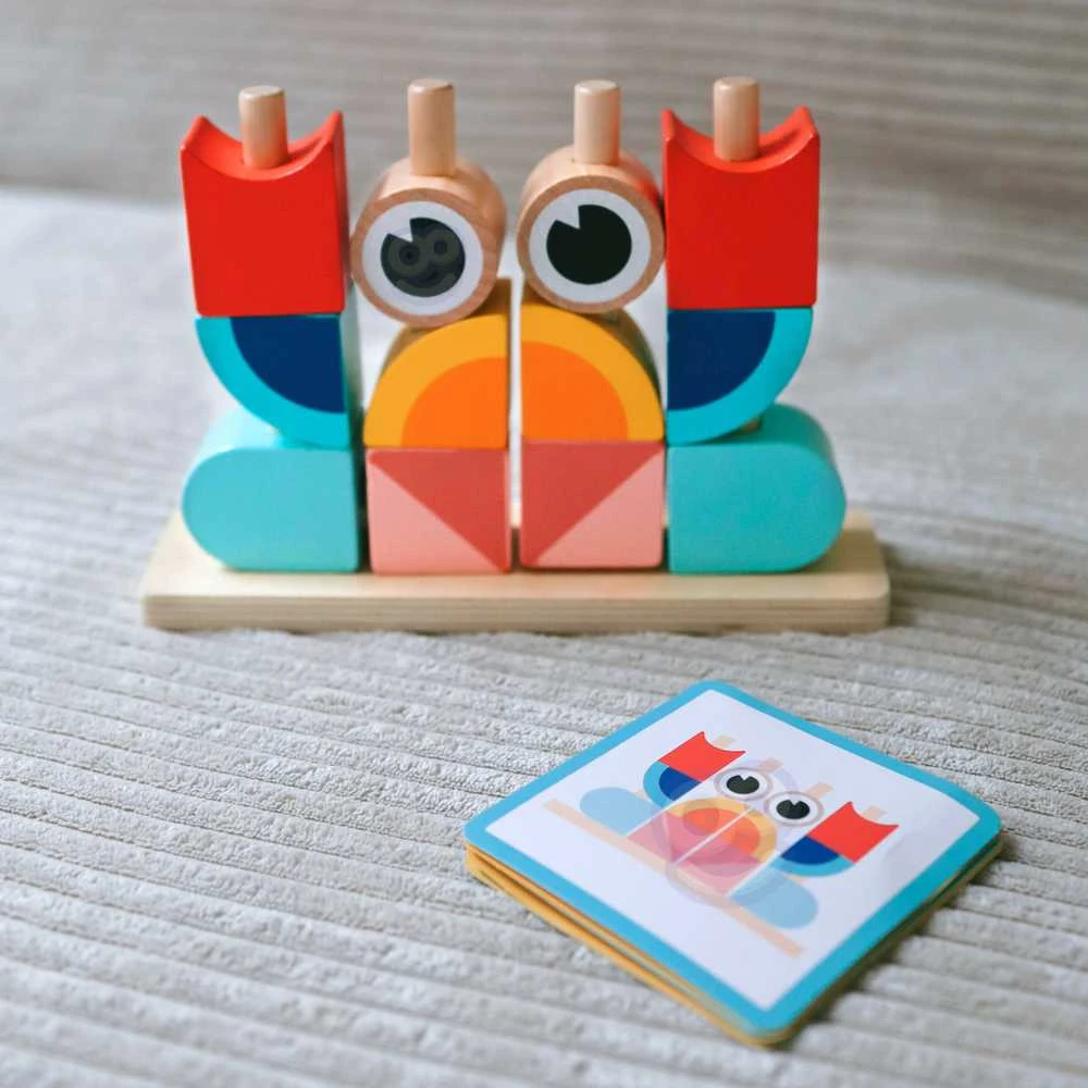 Tooky Toys TOOKY TOY medinė krabuko dėlionė