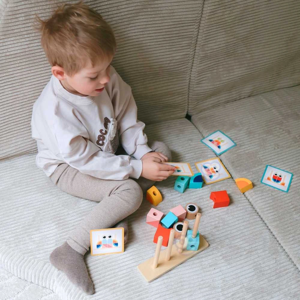 Tooky Toys TOOKY TOY medinė krabuko dėlionė