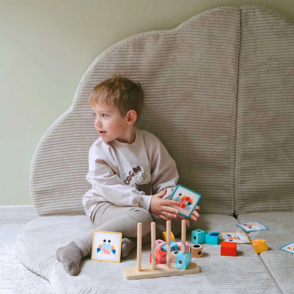 Tooky Toys TOOKY TOY medinė krabuko dėlionė