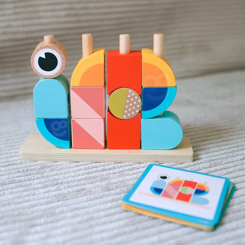 Tooky Toys TOOKY TOY medinė krabuko dėlionė