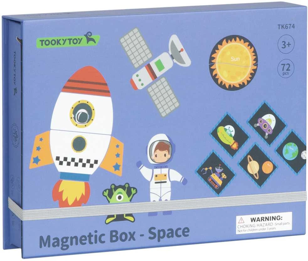 Tooky Toys Magnetinė dėlionė Tooky Toy Kosmosas