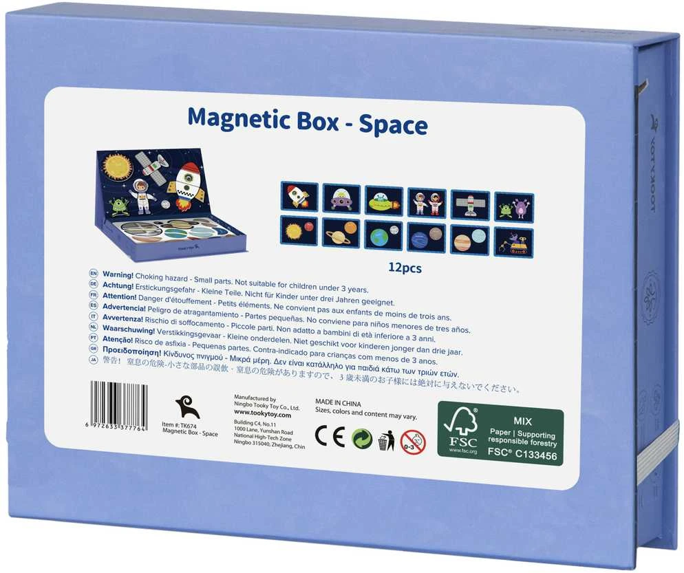 Tooky Toys Magnetinė dėlionė Tooky Toy Kosmosas