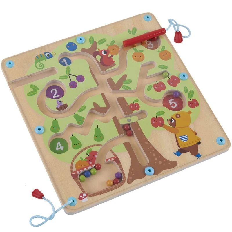 Tooky Toys „Taky Toy Labirynt Magnetic Fruber“ mokymo mokymas