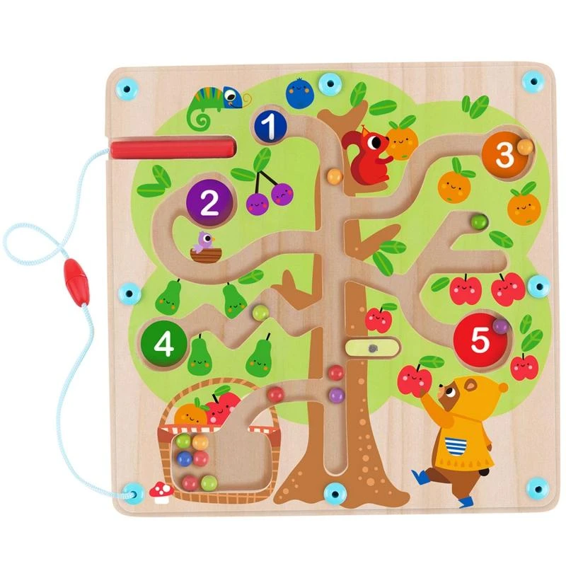 Tooky Toys „Taky Toy Labirynt Magnetic Fruber“ mokymo mokymas
