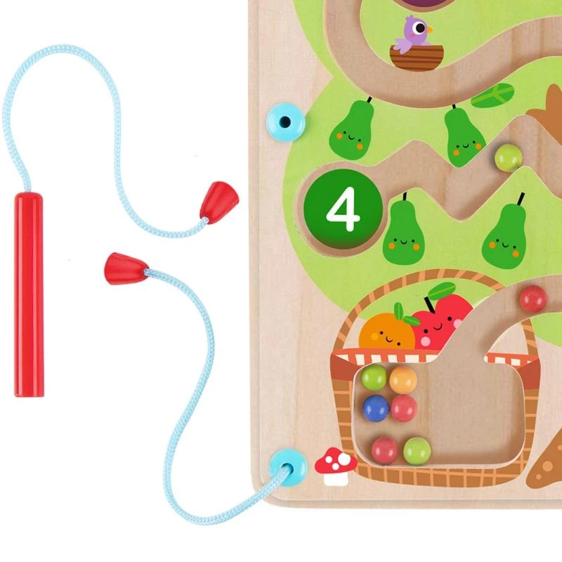 Tooky Toys „Taky Toy Labirynt Magnetic Fruber“ mokymo mokymas